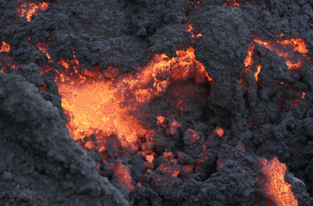 Lava on Pacaya Volcano
